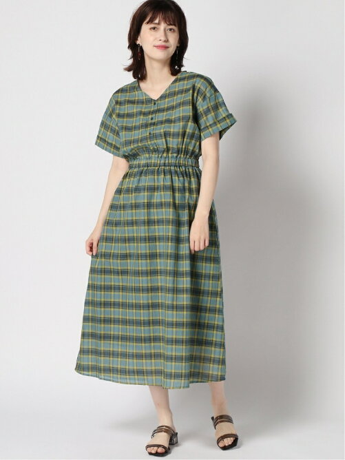 Te Chichi Techichi Terrasse チェックvネックワンピース Rakuten Fashion 楽天ファッション 旧楽天ブランドアベニュー Dh3784