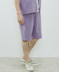 【SALE／50%OFF】MEN'S MELROSE リフラクスポプリンイージーショーツ メンズメルローズ パンツ その他のパンツ ベージュ ブルー パープル グレー【送料無料】