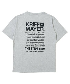 KRIFF MAYER (K)楽LUCK TEE(ロゴ) クリフメイヤー トップス カットソー・Tシャツ グレー パープル ネイビー ホワイト グリーン