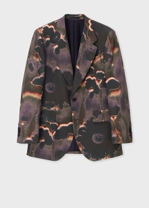 Paul Smith Field Flowers 2B�W���P�b�g �|�[���E�X�~�X �W���P�b�g�E�A�E�^�[ �e�[���[�h�W���P�b�g�E�u���U�[�y���������z