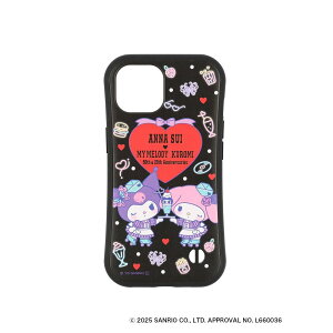 ANNA SUI アナスイ ANNA SUI ANNA SUI * MY MELODY & KUROMI iPhoneケース クイーポ スマホグッズ・オーディオ機器 スマホ・タブレット・PCケース/カバー ブラック【送料無料】