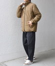【WEB限定】<撥水/防風/洗濯機可能>オールウェザー SORONA(R) 中綿 スタンド ブルゾン◆