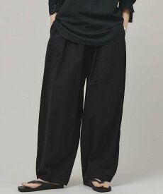 Curensology コットンリネンドロストパンツ カレンソロジー パンツ その他のパンツ ブラウン グレー グリーン ブラック【送料無料】