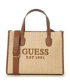 【SALE／50%OFF】GUESS GUESS トートバッグ (W)SILVANA 2 Compartment Tote ゲス バッグ トートバッグ ブラウン【送料無料】