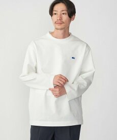 【SALE／40%OFF】SHIPS 【SHIPS別注】LACOSTE: ヘビー ピケ バスクシャツ シップス トップス カットソー・Tシャツ ホワイト グリーン ネイビー【送料無料】