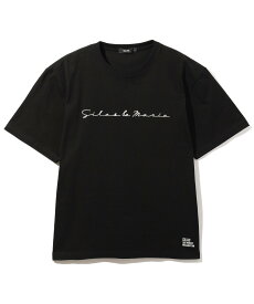 SILAS SCRIPT S/S TEE SILAS サイラス トップス カットソー・Tシャツ ブラック グレー ホワイト【送料無料】