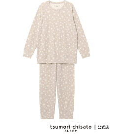 tsumori chisato SLEEP ツモリチサト スリープ パジャマ 長袖 長ズボン オーガニックコットンを使用 ツモリチサトスリープ インナー・ルームウェア パジャマ ベージュ ピンク【送料無料】