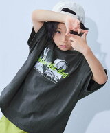 devirock 綿100% デビラボ スーパーBIGシルエット プリント半袖Tシャツ 子供服 キッズ 26SS デビロック …