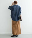 ストレッチフェイクスエードスカート