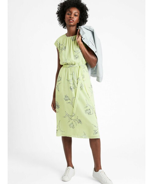 Banana Republic W キャップスリーブ ミディワンピース Rakuten Fashion 楽天ファッション 旧楽天ブランドアベニュー Cv9786