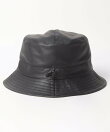 【GRILLO(グリーロ)】 ECO LEATHER BUCKET HAT