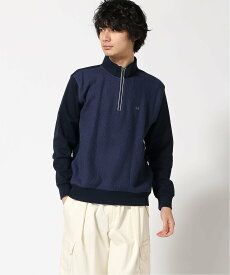 【SALE／50%OFF】CROCODILE CROCODILE/(M)裏毛 ハーフジップ トレーナー クロコダイル トップス スウェット・トレーナー ネイビー グレー【送料無料】