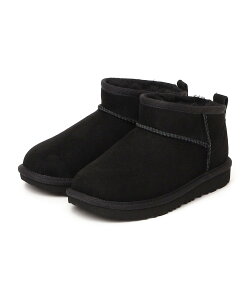 SHIPS KIDS UGG(R):Classic Ultra Mini �V�b�v�X �V���[�Y�E�C �u�[�c �u���b�N �u���E���y���������z