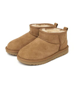 SHIPS KIDS UGG(R):Classic Ultra Mini �V�b�v�X �V���[�Y�E�C �u�[�c �u���b�N �u���E���y���������z