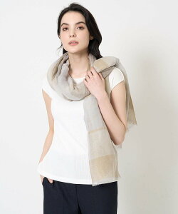 �ySALE�^50%OFF�zCHRISTIAN AUJARD�i�������T�C�Y�j ���l���R�b�g���`�F�b�N�X�g�[�� ���]���h�D�T���N �t�@�b�V�����G�� �}�t���[�E�X�g�[���E�l�b�N�E�H�[�}�[ �x�[�W�� �C�G���[�y���������z