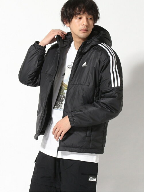 Adidas エッセンシャルズ インサレーテッド フード付きジャケット Essentials Insulated Hooded Jacket アディダス Rakuten Fashion 楽天ファッション 旧楽天ブランドアベニュー Cb9787