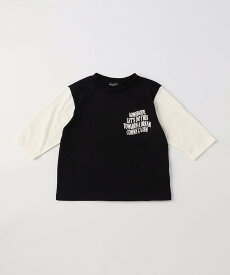 【SALE／10%OFF】COMME CA ISM 7分袖プリントTシャツ コムサイズム トップス カットソー・Tシャツ ブラック ホワイト グリーン