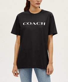 【SALE／62%OFF】COACH OUTLET シグネチャー Tシャツ コーチ　アウトレット トップス カットソー・Tシャツ ブラック【送料無料】
