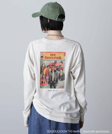 ROSE BUD Netflix アメリカンコミックTシャツ ローズバッド トップス カットソー・Tシャツ ブラック ホワイト ピンク【送料無料】