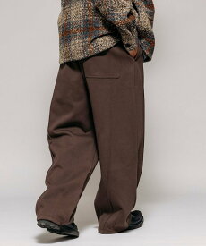 【SALE／31%OFF】FREAK'S STORE ボンディング カーブシルエット ワイドスウェットパンツ 25AW フリークスストア パンツ ジャージ・スウェットパンツ グレー ブラック ブラウン【送料無料】