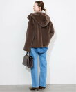 《WEB限定/追加予約》FAKEファーフードブルゾン