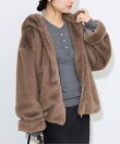 《WEB限定/追加予約》FAKEファーフードブルゾン