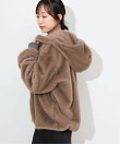 《WEB限定/追加予約》FAKEファーフードブルゾン