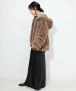 《WEB限定/追加予約》FAKEファーフードブルゾン