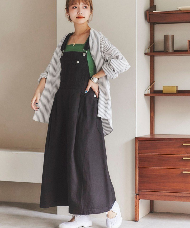 coen｜デニムサロペットスカート | Rakuten Fashion(楽天ファッション
