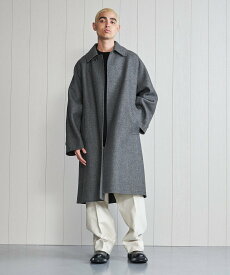 【SALE／50%OFF】BEAUTY&YOUTH UNITED ARROWS ＜H＞BALMACAAN BELTED COAT/コート ユナイテッドアローズ アウトレット ジャケット・アウター その他のジャケット・アウター グレー ネイビー【送料無料】