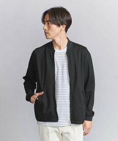 【SALE／50%OFF】BEAUTY&YOUTH UNITED ARROWS ハイ ポンチ ジップ ブルゾン ユナイテッドアローズ アウトレット ジャケット・アウター ブルゾン・ジャンパー ブラック カーキ ネイビー【送料無料】