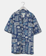 Kahiko 【カヒコ】トラデタパアロハメンズシャツ アミナコレクション トップス シャツ・ブラウス ホワイ…