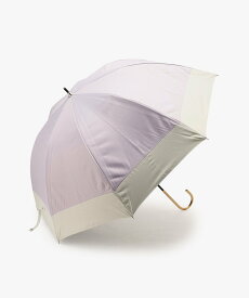 【SALE／15%OFF】Afternoon Tea LIVING 【UVカット率・遮光率100%生地使用】パイピングバイカラー晴雨兼用長傘 日傘 アフタヌーンティー・リビング ファッション雑貨 折りたたみ傘 ネイビー パープル ベージュ