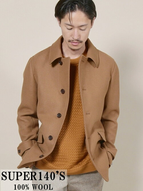 Ships Sc スーパー140 S100 Woolメルトンシングルピーコート Rakuten Fashion 楽天ファッション 旧楽天ブランドアベニュー V36788