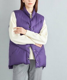 【SALE／55%OFF】SHIPS WOMEN 【SHIPS別注】SIERRA DESIGNS: ANTRON DOWN VEST◇ シップス トップス ベスト・ジレ ブラック グレー パープル【送料無料】