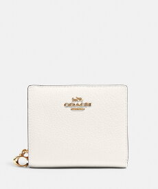 【SALE／45%OFF】COACH OUTLET 【公式】スナップ ウォレット コーチ　アウトレット 財布・ポーチ・ケース 財布 ホワイト【送料無料】