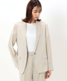 【SALE／10%OFF】COMME CA TALL [ TALLサイズ ] 【セットアップ対応】ドライトリアセクロス ジャケット コムサ ジャケット・アウター テーラードジャケット・ブレザー【送料無料】