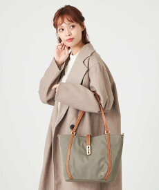 LA BAGAGERIE ひねり金具付きエレガンストート Mサイズ ラバガジェリー バッグ トートバッグ ネイビー グレー ブラウン グリーン ブラック【送料無料】
