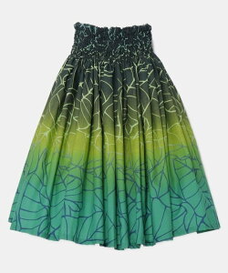 Maunaloa 【マウナロア】【既製品】シングルパウ 73CM丈 タロ/グリーン系 アミナコレクション スカート その他のスカート グリーン【送料無料】
