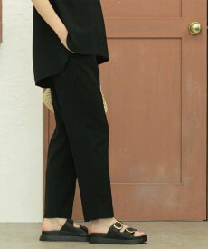 【SALE／30%OFF】OPAQUE.CLIP 美脚イージーテーパードパンツ【防シワ/洗濯機洗い可/抗ピル/ストレッチ】《丈が選べる/SS-LLサイズ/セットアップ対応》 オペークドットクリップ パンツ その他のパンツ ブラック ブラウン ネイビー