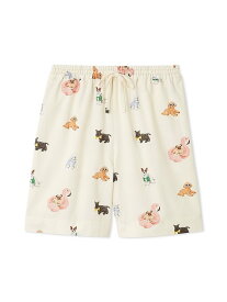 【SALE／30%OFF】gelato pique 【UNISEX】SUMMER DOG総柄ハーフパンツ ジェラートピケ パンツ その他のパンツ ピンク【送料無料】