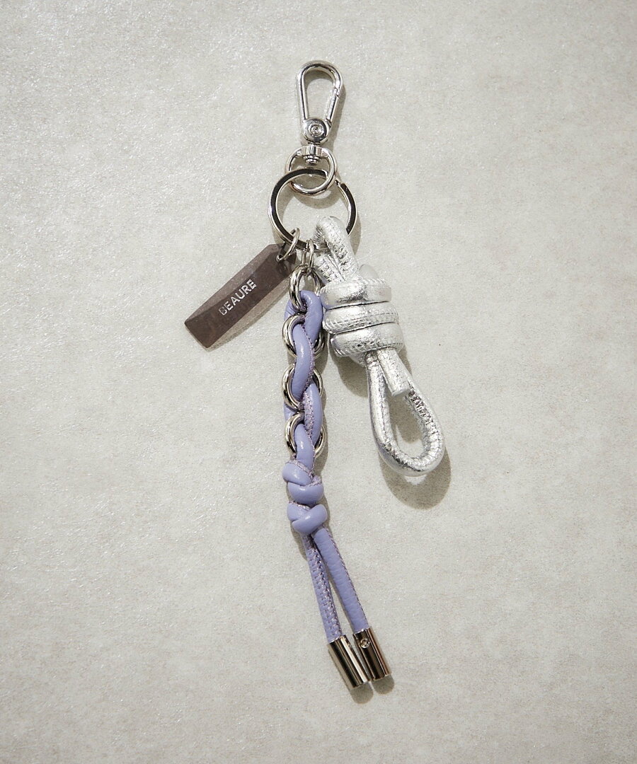 BIRTHDAY BAR 【BEAURE ビュレ】ノットチャーム バースデイバー ファッション雑貨 チャーム・キーチェーン シルバー グリーン ブラウン - メイン画像 6