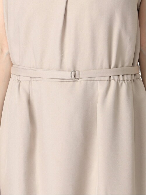 White Joola ライトモククロス ウエスト細ベルト付きタックワンピース 裏付 Rakuten Fashion 楽天ファッション 旧楽天ブランドアベニュー Ba4790