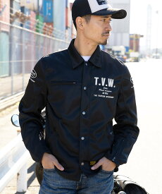 Vanson Leathers MESH COACH JACKET バンソンレザーズ ジャケット・アウター ライダースジャケット ブラック【送料無料】