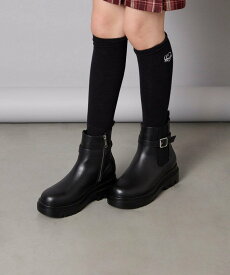 【SALE／20%OFF】a.v.v [19-24cm]【滑りにくいタンクソール】サイドゴアブーツ アー・ヴェ・ヴェ シューズ・靴 ブーツ ブラック【送料無料】