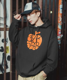 SIDEWAY STANCE SIDEWAY STANCE サイドウェイスタンス タイポアップル 裏毛 プルパーカー インプローブス トップス パーカー・フーディー レッド グリーン イエロー パープル ピンク オレンジ ホワイト【送料無料】