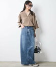スキッパーブラウス<大きいサイズ有>シックスタイル
