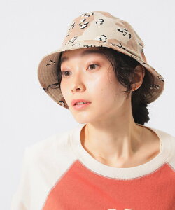 BEAMS BOY cableami / CHOCO CHIP CAMO BACKET HAT �r�[���X �E�C���� �X�q ���̑��̖X�q�y���������z