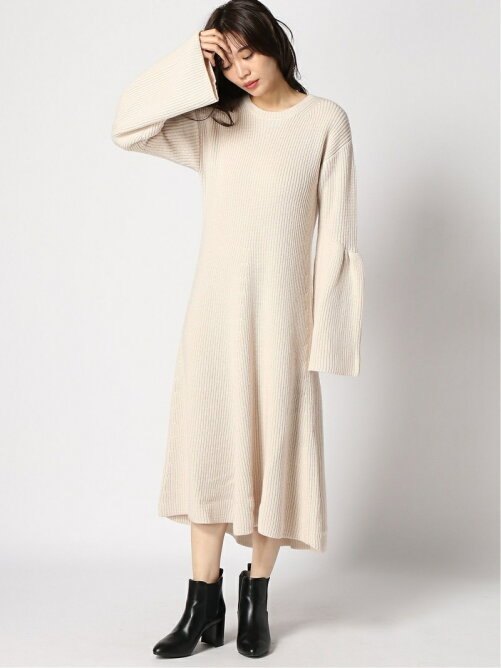Lanvin En Bleu フレアスリーブニットワンピース Rakuten Fashion 楽天ファッション 旧楽天ブランドアベニュー Bx0791