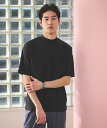 【SALE／40%OFF】UNITED ARROWS green label relaxing オーガニック ポンチ モックネック Tシャツ ユナイテッドアローズ グリーンレーベルリラクシング トップス カットソー・Tシャツ グレー ホワイト ブラック